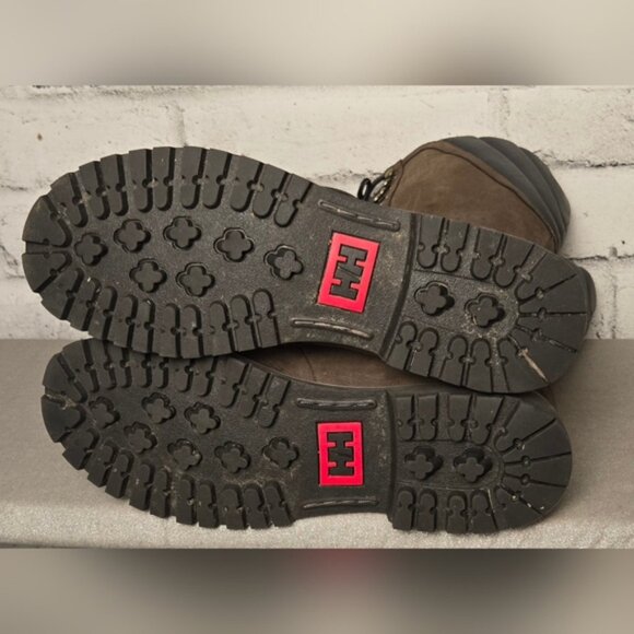 Helly Hansen Brown Tall Lace-Up Boots Women’s 9 Waterproof Leather Winter Hiking - Picture 7 of 9